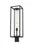 1 Light Outdoor Post Mount Fixture | 584PHBR-BK