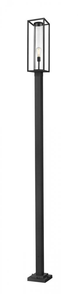 1 Light Outdoor Post Mounted Fixture | 584PHBS-536P-BK