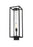 1 Light Outdoor Post Mount Fixture | 584PHBS-BK