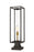 1 Light Outdoor Pier Mounted Fixture | 584PHBS-SQPM-DBZ