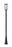 1 Light Outdoor Post Mounted Fixture | 584PHMR-519P-BK