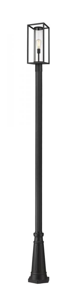 1 Light Outdoor Post Mounted Fixture | 584PHMR-519P-BK