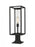 1 Light Outdoor Pier Mounted Fixture | 584PHMR-533PM-BK
