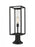 1 Light Outdoor Pier Mounted Fixture | 584PHMR-553PM-BK