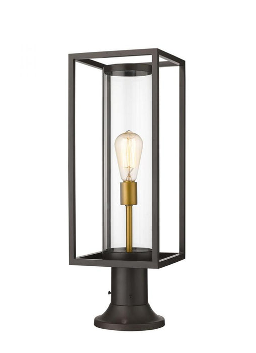 1 Light Outdoor Pier Mounted Fixture | 584PHMR-553PM-DBZ