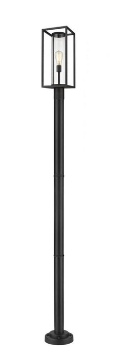 1 Light Outdoor Post Mounted Fixture | 584PHMR-567P-BK