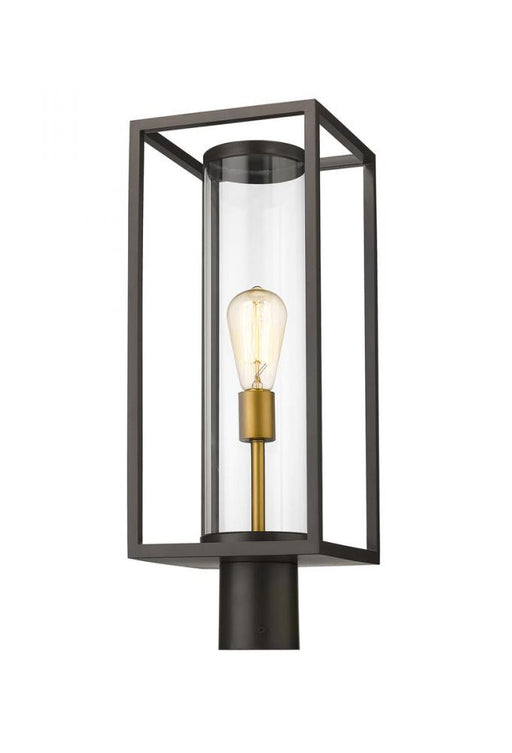 1 Light Outdoor Post Mount Fixture | 584PHMR-DBZ-OBS