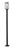 1 Light Outdoor Post Mounted Fixture | 584PHMS-536P-BK