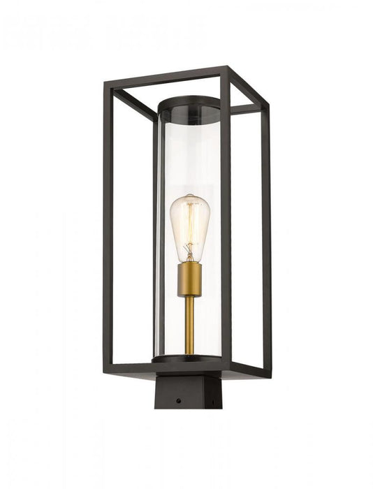 1 Light Outdoor Post Mount Fixture | 584PHMS-DBZ-OBS