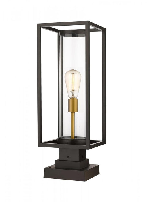 1 Light Outdoor Pier Mounted Fixture | 584PHMS-SQPM-DBZ