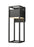 1 Light Outdoor Wall Light | 585M-BK-LED