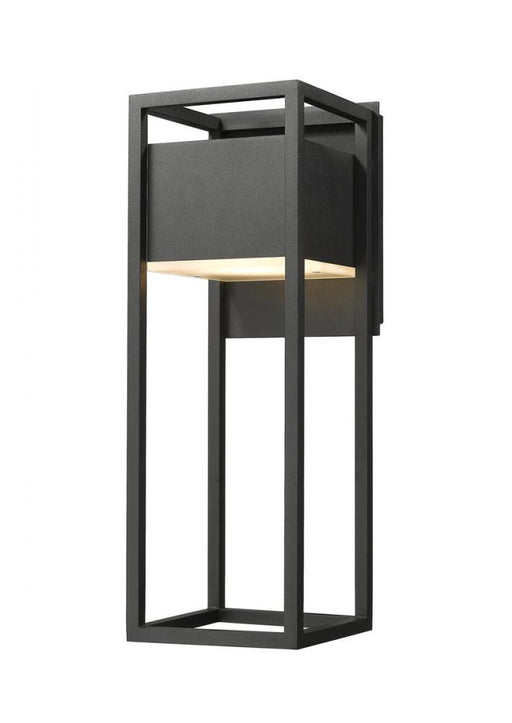 1 Light Outdoor Wall Light | 585M-BK-LED