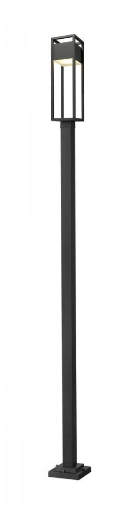1 Light Outdoor Post Mounted Fixture | 585PHBS-536P-BK-LED
