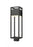 1 Light Outdoor Post Mount Fixture | 585PHBS-BK-LED