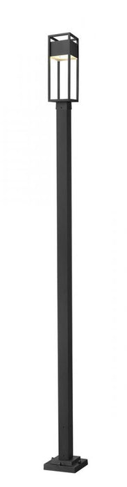 1 Light Outdoor Post Mounted Fixture | 585PHMS-536P-BK-LED