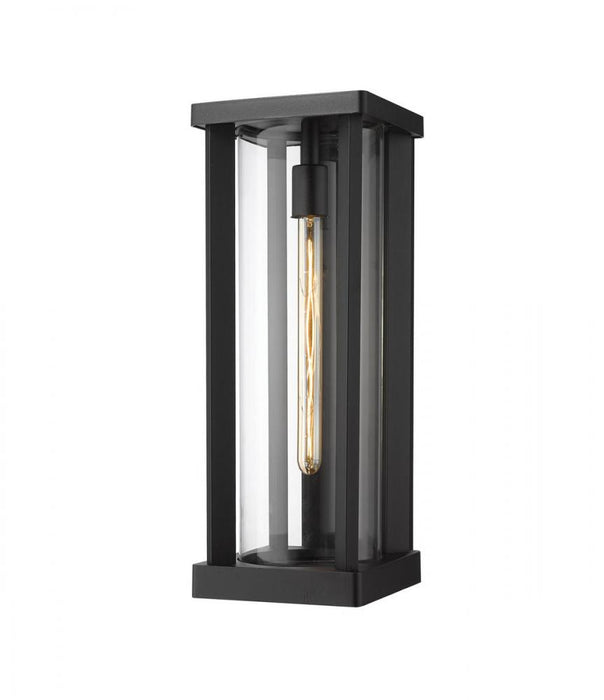 1 Light Outdoor Wall Light | 586B-BK