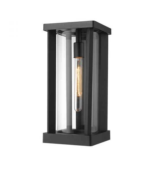 1 Light Outdoor Wall Light | 586M-BK