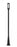 1 Light Outdoor Post Mounted Fixture | 586PHMR-519P-BK