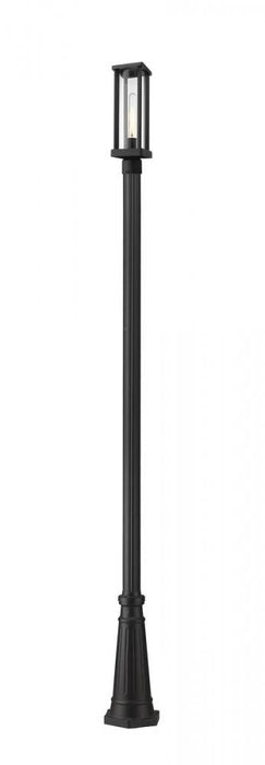 1 Light Outdoor Post Mounted Fixture | 586PHMR-519P-BK