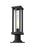 1 Light Outdoor Pier Mounted Fixture | 586PHMR-533PM-BK