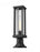 1 Light Outdoor Pier Mounted Fixture | 586PHMR-553PM-BK