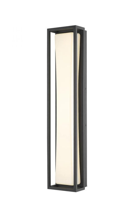 1 Light Outdoor Wall Light | 587M-BK-LED