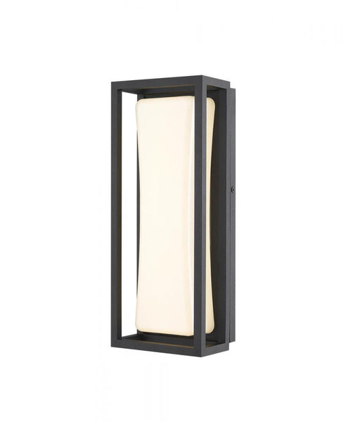 1 Light Outdoor Wall Light | 587S-BK-LED