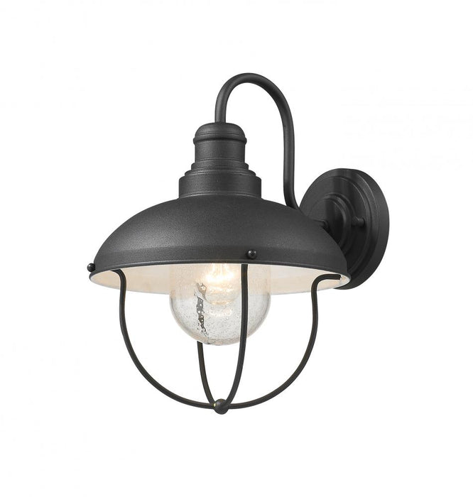 1 Light Outdoor Wall Light | 590M-BK