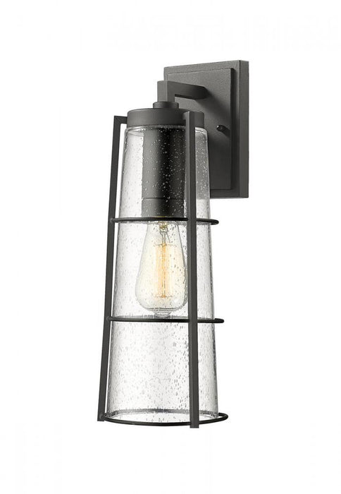 1 Light Outdoor Wall Light | 591B-BK