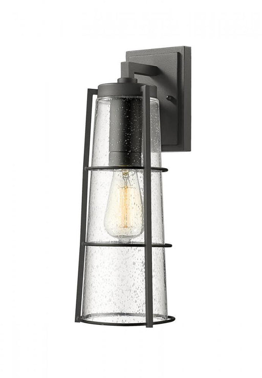 1 Light Outdoor Wall Light | 591B-BK
