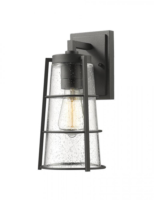1 Light Outdoor Wall Light | 591M-BK