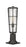 1 Light Outdoor Pier Mounted Fixture | 591PHB-533PM-BK