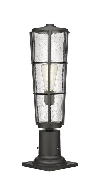1 Light Outdoor Pier Mounted Fixture | 591PHB-533PM-BK