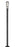 1 Light Outdoor Post Mounted Fixture | 591PHB-567P-BK