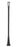 1 Light Outdoor Post Mounted Fixture | 591PHM-519P-BK