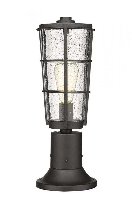 1 Light Outdoor Pier Mounted Fixture | 591PHM-553PM-BK
