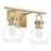 2 Light Vanity Light / Murale De Salle De Bain 2 Light | 207639A