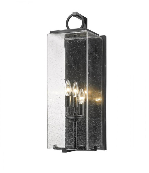3 Light Outdoor Wall Light | 592B-BK