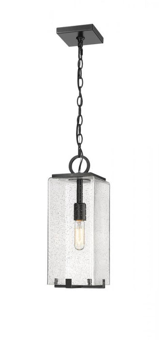 1 Light Outdoor Chain Mount Ceiling Fixture | 592CHM-BK