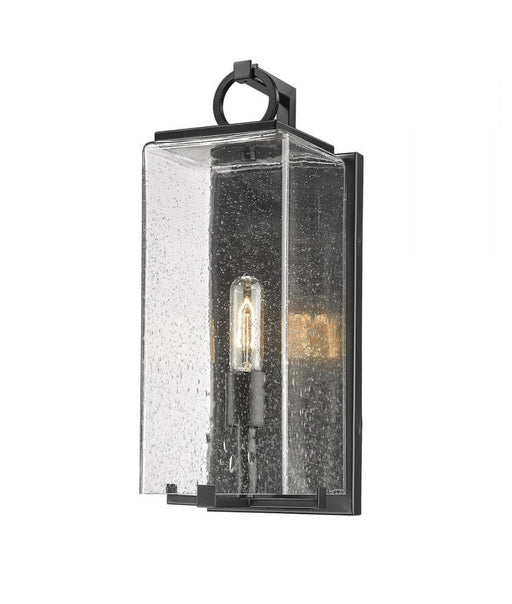1 Light Outdoor Wall Light | 592M-BK
