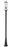 3 Light Outdoor Post Mounted Fixture | 592PHBR-519P-BK
