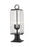 2 Light Outdoor Pier Mounted Fixture | 592PHMR-533PM-BK