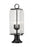 2 Light Outdoor Pier Mounted Fixture | 592PHMR-553PM-BK