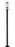 2 Light Outdoor Post Mounted Fixture | 592PHMR-567P-BK