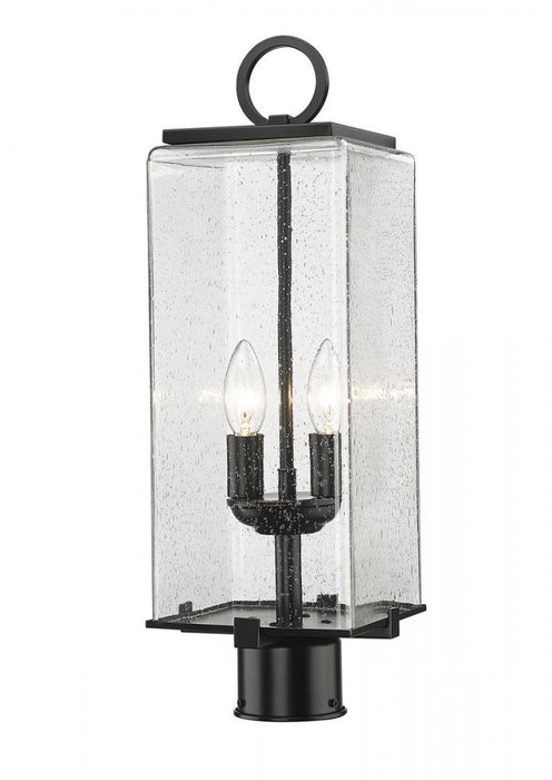 2 Light Outdoor Post Mount Fixture | 592PHMR-BK