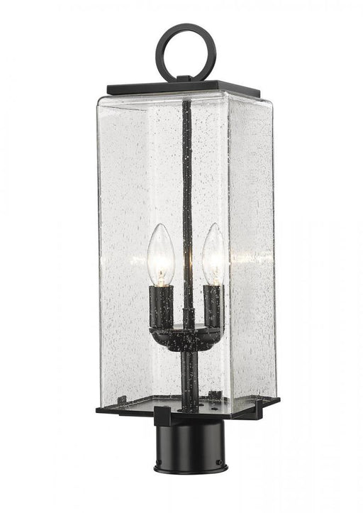 2 Light Outdoor Post Mount Fixture | 592PHMR-BK