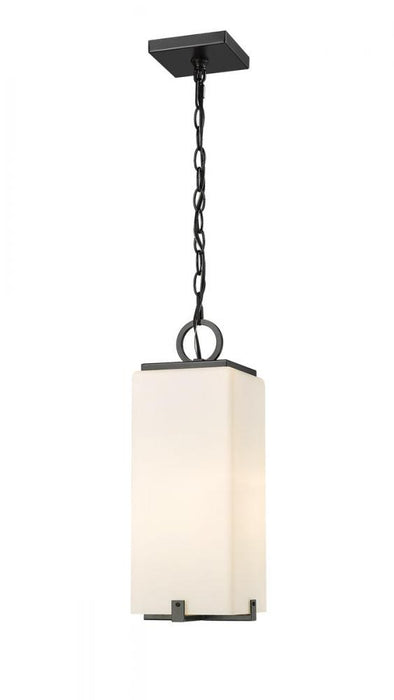 1 Light Outdoor Chain Mount Ceiling Fixture | 593CHM-BK