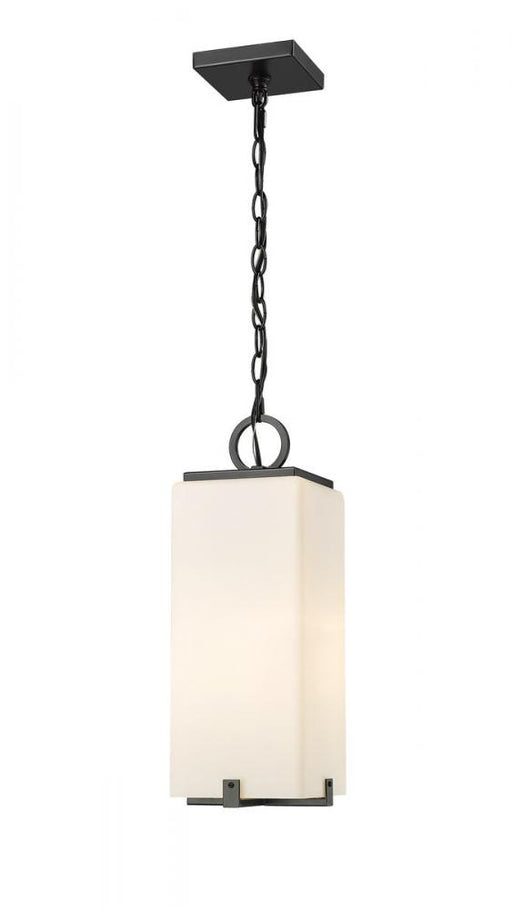 1 Light Outdoor Chain Mount Ceiling Fixture | 593CHM-BK