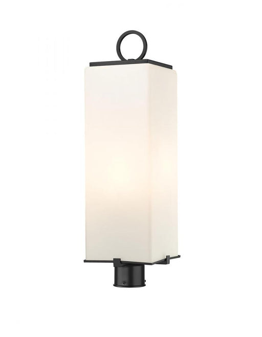 3 Light Outdoor Post Mount Fixture | 593PHBR-BK
