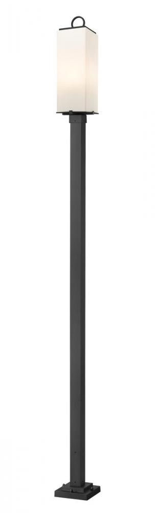 3 Light Outdoor Post Mounted Fixture | 593PHBS-536P-BK